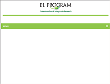 Tablet Screenshot of integrityprogram.org